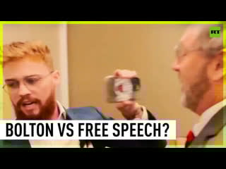 John bolton mocks first amendment as journalist detained & removed