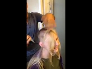 Xhamster com 6125142 hot blonde lets friend buzz her hair