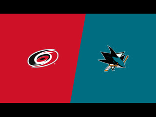 Carolina hurricanes at san jose sharks