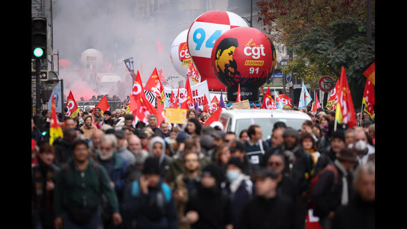 Live paris – streik und demos in frankreich gegen macrons geplante rentenreform