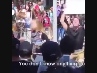 She knocked my darn fedora!!!