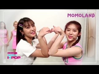 180830 [simply k pop] momoland showing lovely heart to merry go round