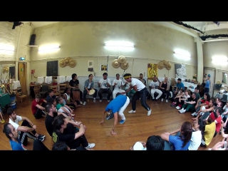 Mestre pepeto and contra mestra ana dourada [hd] capoeira mojubá event, london, july 2015