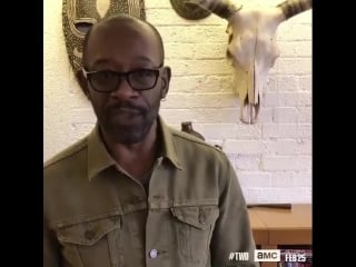 Lennie james shares goodbye video to 'the walking молодые' star chandler riggs