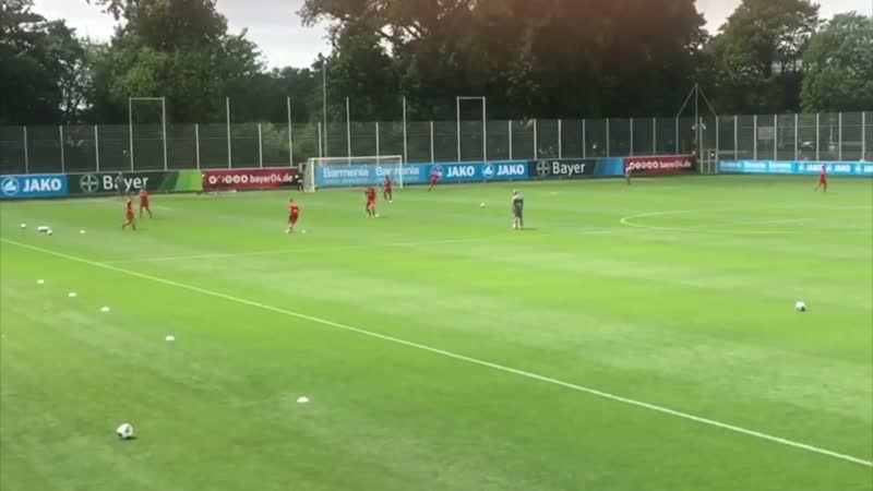 Passing drills compilation bayer leverkusen