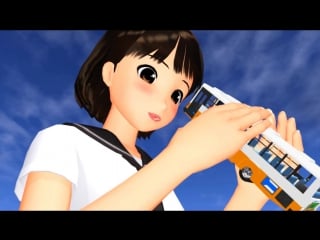 Mmd giantess sorairo, the giantess school girl (from acesce)