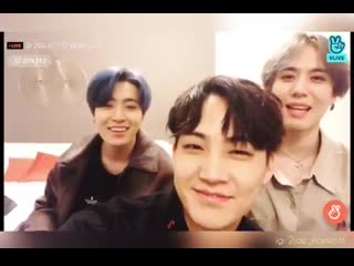 [cut] 190410 ёнджэ и jus2 @ vlive