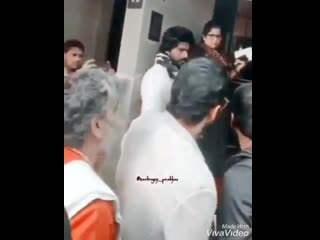 Prabhas quick selfie with a fan before entering the hall, he never disappoints them