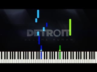 Little one detroit become human [piano tutorial] (synthesia) pianobin + sheets midi