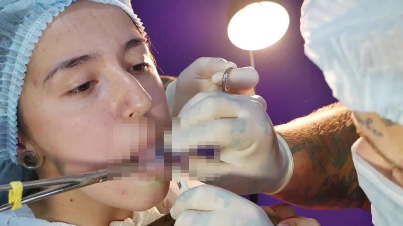 Двойной язык как сделать два языка сплит режем язык (перезалив с цензурой)