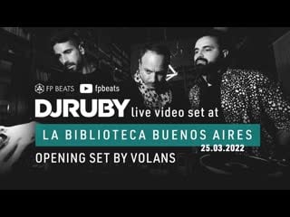 Dj ruby live video set at la biblioteca boiler room for fp beats (warm up by volans) buenos aires, argentina 25 march 2022