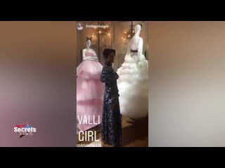 Pretty as a petal! nikki reed at carine roitfeld pfw bash