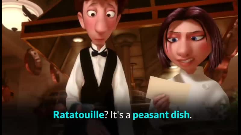 Learn english with ratatouille