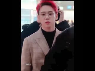 Fancam | 100120 | byeongkwan @ incheon airport, departure to vietnam