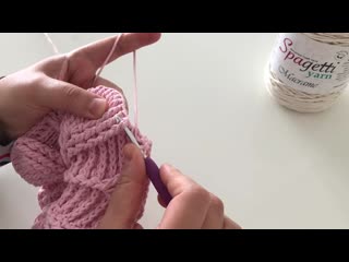 Часть 3 makrome ipten tığ i̇şi örgü yaprak modelli çanta yapımı part 3 (720p)