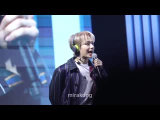 [fancam] 200110 ➱ хванун talk time @ концерт «our moment» в vanilla stage