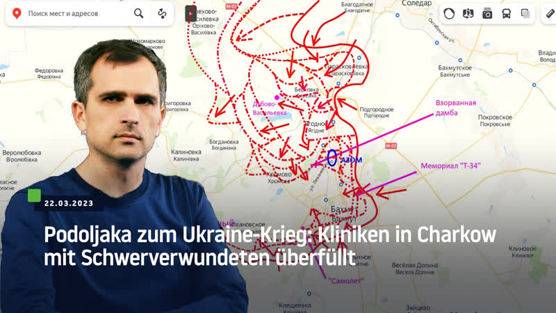 Podoljaka zum ukraine krieg kliniken in charkow mit schwerverwundeten überfüllt