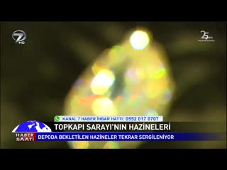 Topkapı sarayının hazineleri tekrar sergilenmeye başladı