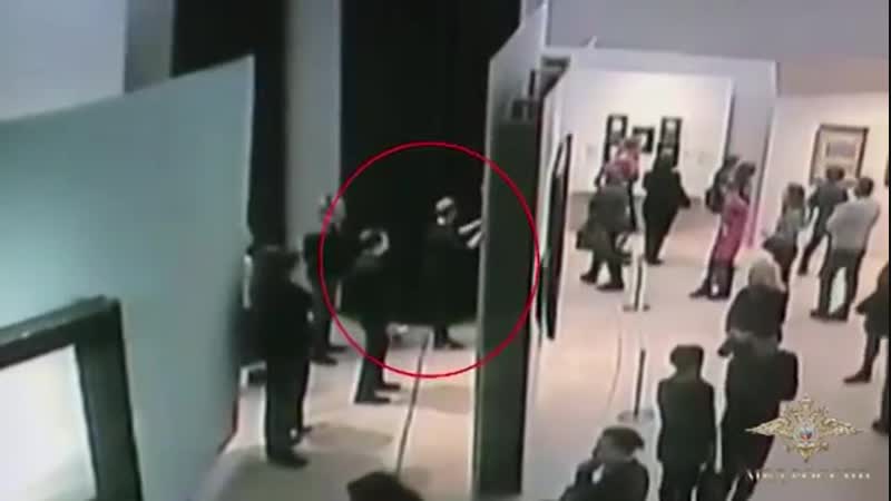 Видео кражи из третьякои картины куинджи {27 01 2019}