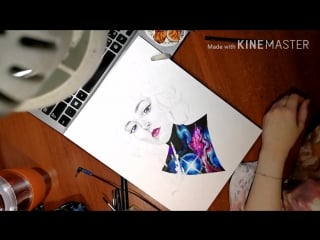 Part timelapse girl by linia