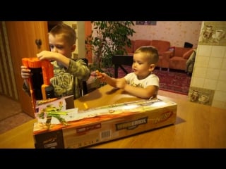Распакоа нёрф бродяга unboxing nerf vagabond