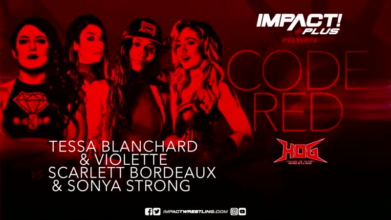 Scarlett bordeaux &amp; sonya strong vs tessa blanchard &amp; violette