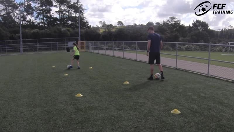 Young baller 1v1 with 9 year old skye ball mastery, passing skills обрезка 02