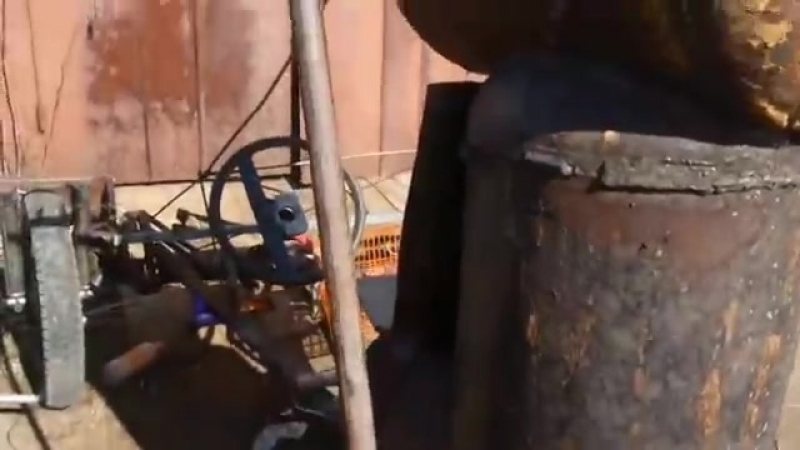 Самодельный паровой трицикл