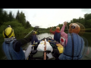 Rafting on river golden kitat