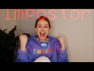 Мэделин петш playing among us for the first time madelaine petsch