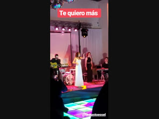 Tini en la gala hospital san isidro