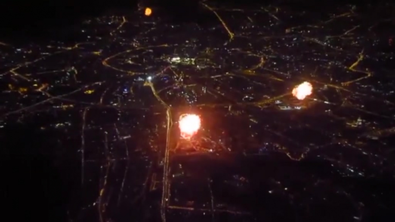 Празднование дня победы в столице завершилось залпами салюта