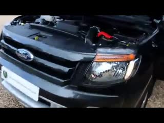 Ford ranger wildtrak 3 2 tdci in panther black london uk