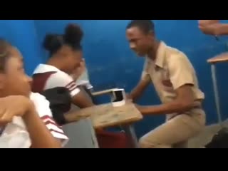 Jamaica school boy proposes to his classmate