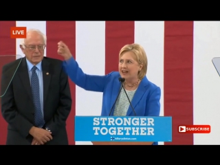 Full speech hillary clinton rally with bernie sanders in portsmouth, new hampshire (july 12, 2016)