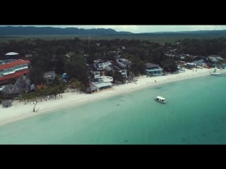 Negril seven mile beach by drone 4k