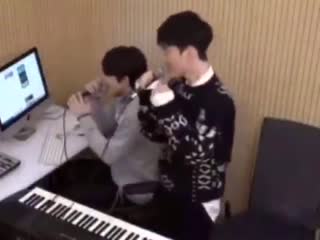 181116 [special clip] cctv live kim jun kyu and kim yeon gue part (4)