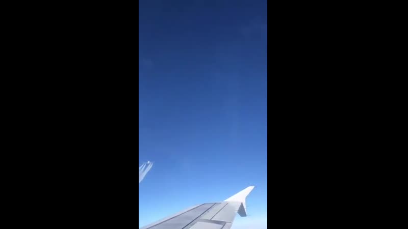 Пассажир ирландской авиакомпании aer lingus во время полета запечатлел опасное сближение самолетов в небе