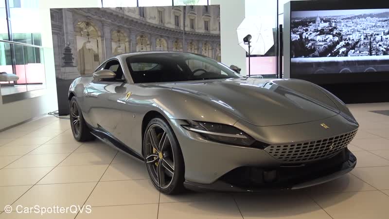 New ferrari roma interior/exterior start up