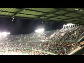 Sometimes, all you can do is applaud real betis fans showed their appreciation for a