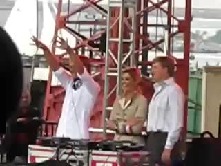 Armin van buuren with dutch crown prince willem alexander and crown princess maxima