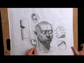 Gnomon drawing the male portrait construction and abstraction methods with ron lemen chapter 02 methods and facial feature