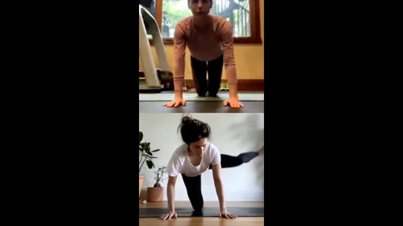 Тренироа женевьев падалеки с тренером мишель (прямая трансляция женевьев)