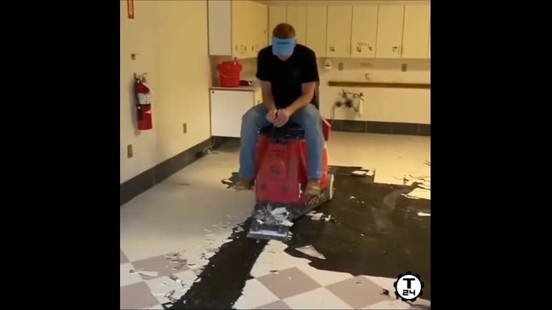 Снял старую плитку