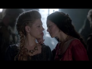 Katheryn winnick, amy bailey lesbian kiss vikings (2015) s03e04 (1080p)