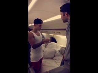 Justin biebers snapchat video slapping joe termini with a glove user rickthesizzler