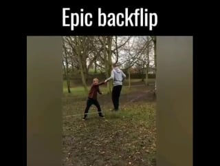 Epic backflip