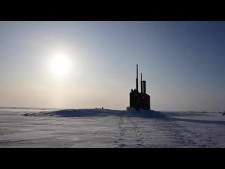 Апл "uss toledo" всплыла в северном ледовитом океане во время учения icex 2020