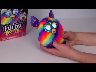 Ферби бум кристалл радужный (furby boom crystal rainbow edition) видео обзор