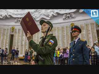 Преображенцы принимают присягу